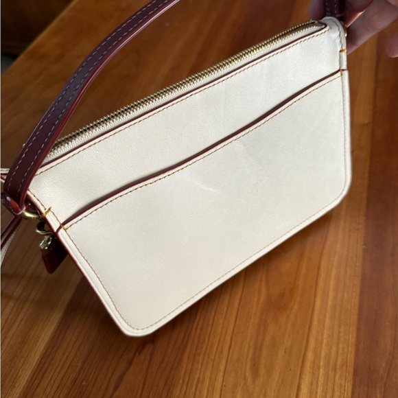 COPY - Coach Colorblock 1941 Soho Leather Crossbody Chalk and Burgundy - Picture 5 of 12